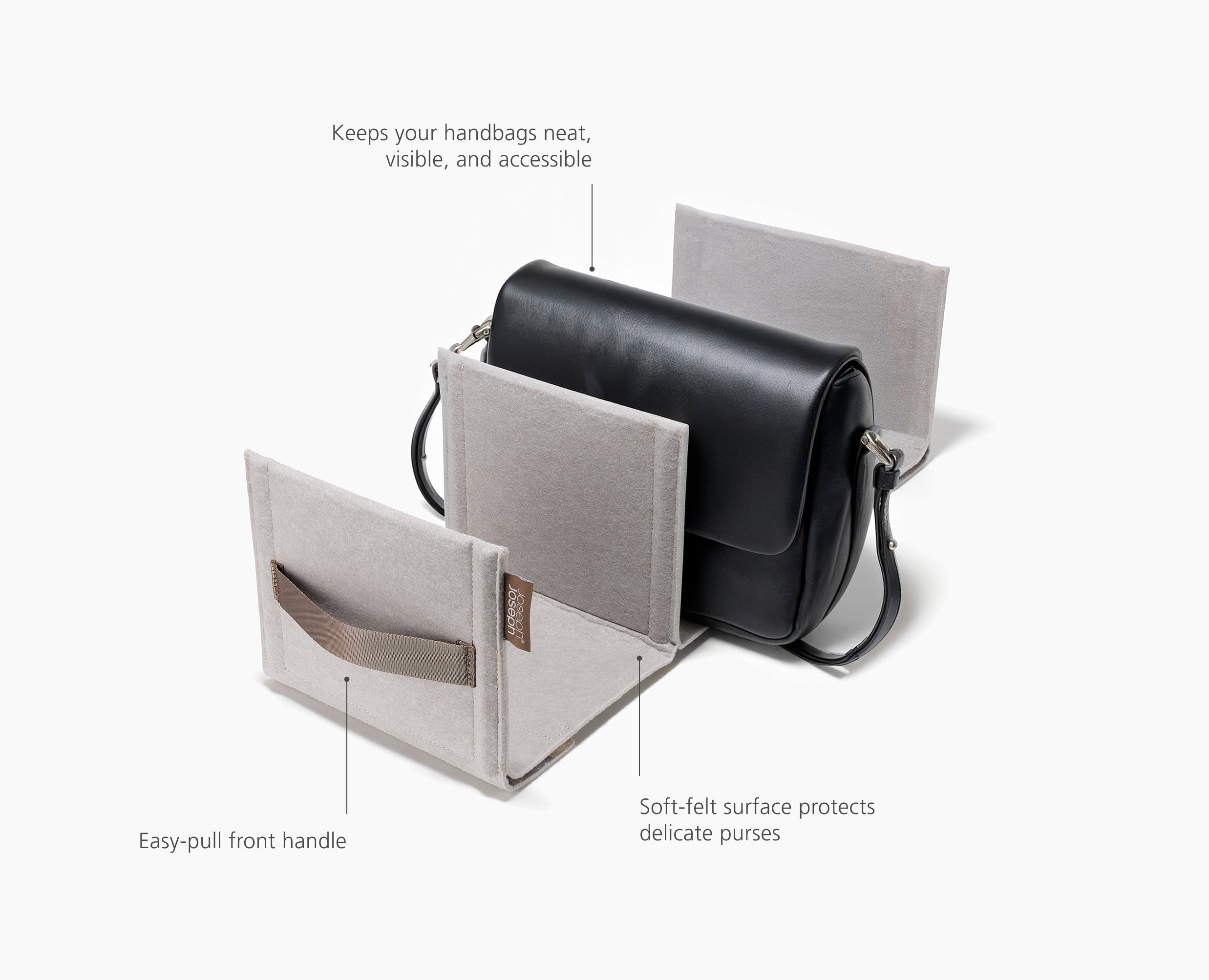 Orderly™ Bag and Purse Organizer for Closets | Joseph Joseph US