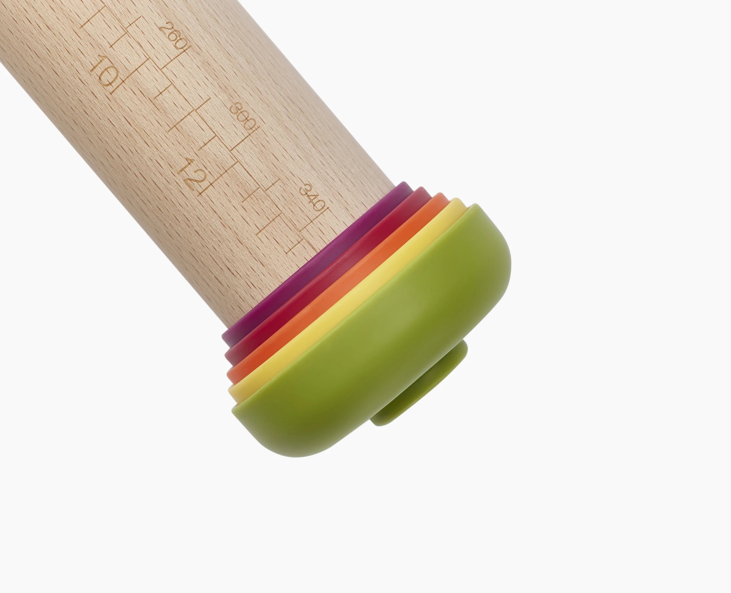 JEmarble Adjustable Rolling Pin With Silicone Guide Rings – Marble Rolling Pin For Even Dough