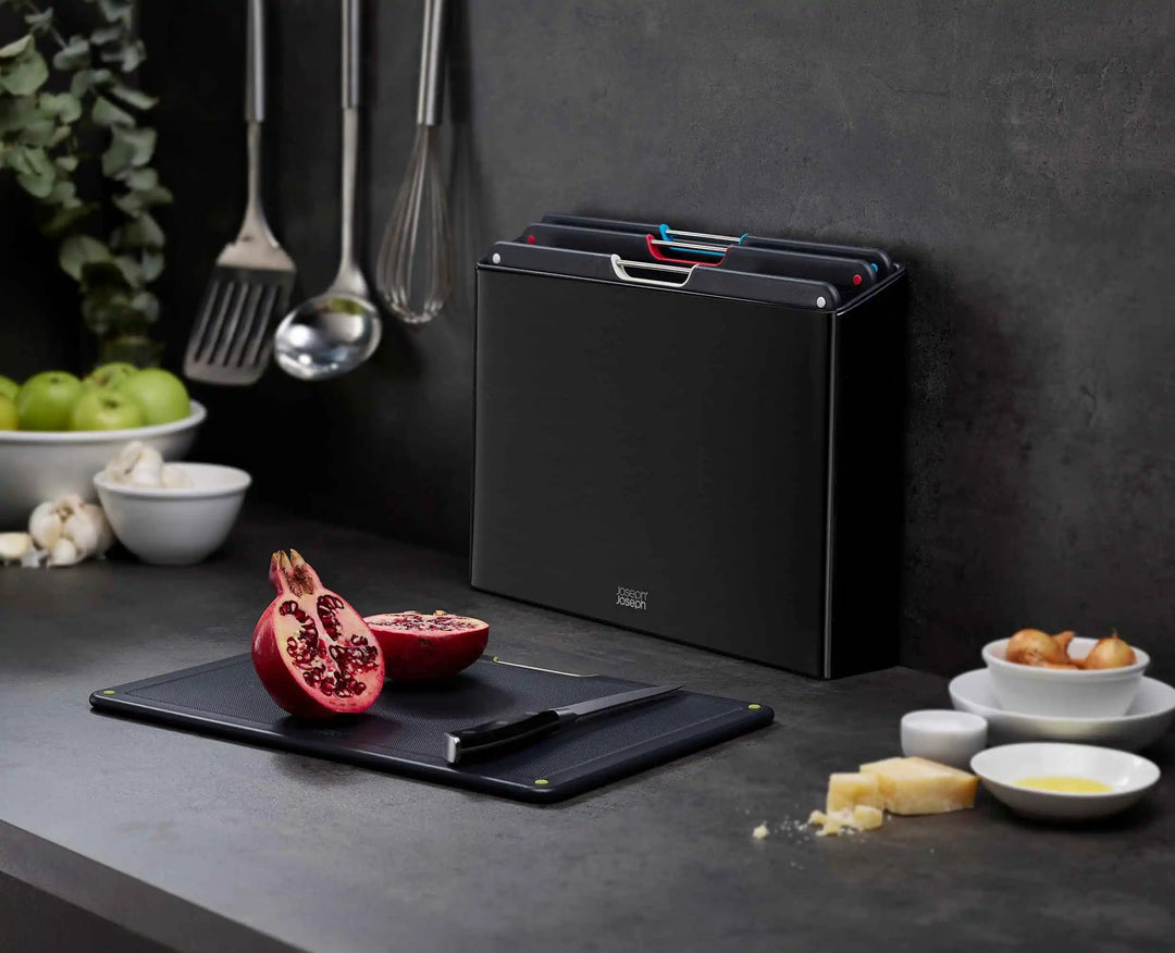 Folio™ Black Cutting Boards Set of 4 Joseph Joseph US