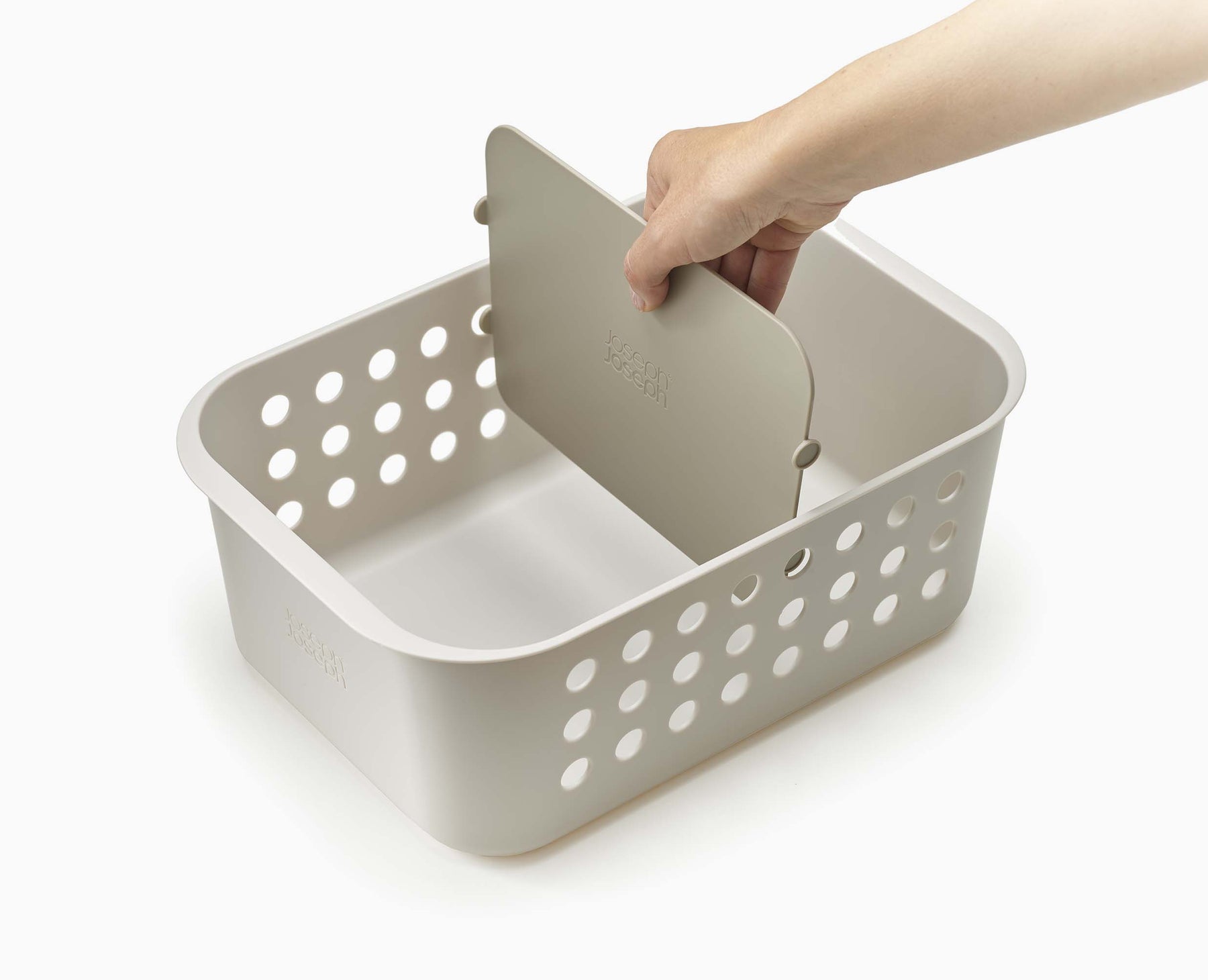 EasyStore™ Large Ecru Bathroom Storage Basket