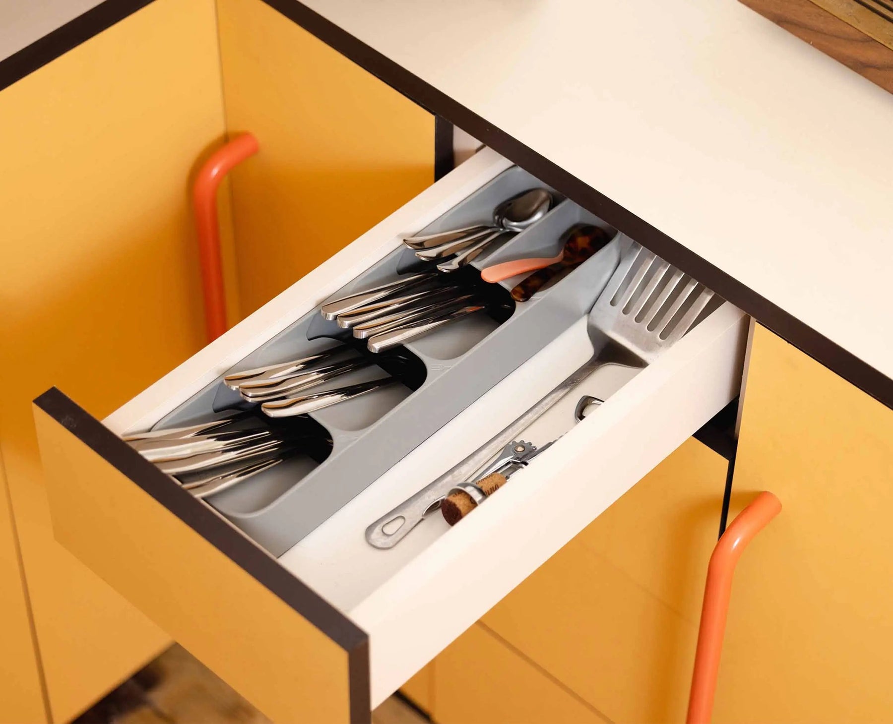 Joseph | Joseph DrawerStore™ Gray Cutlery Compact - Organizer