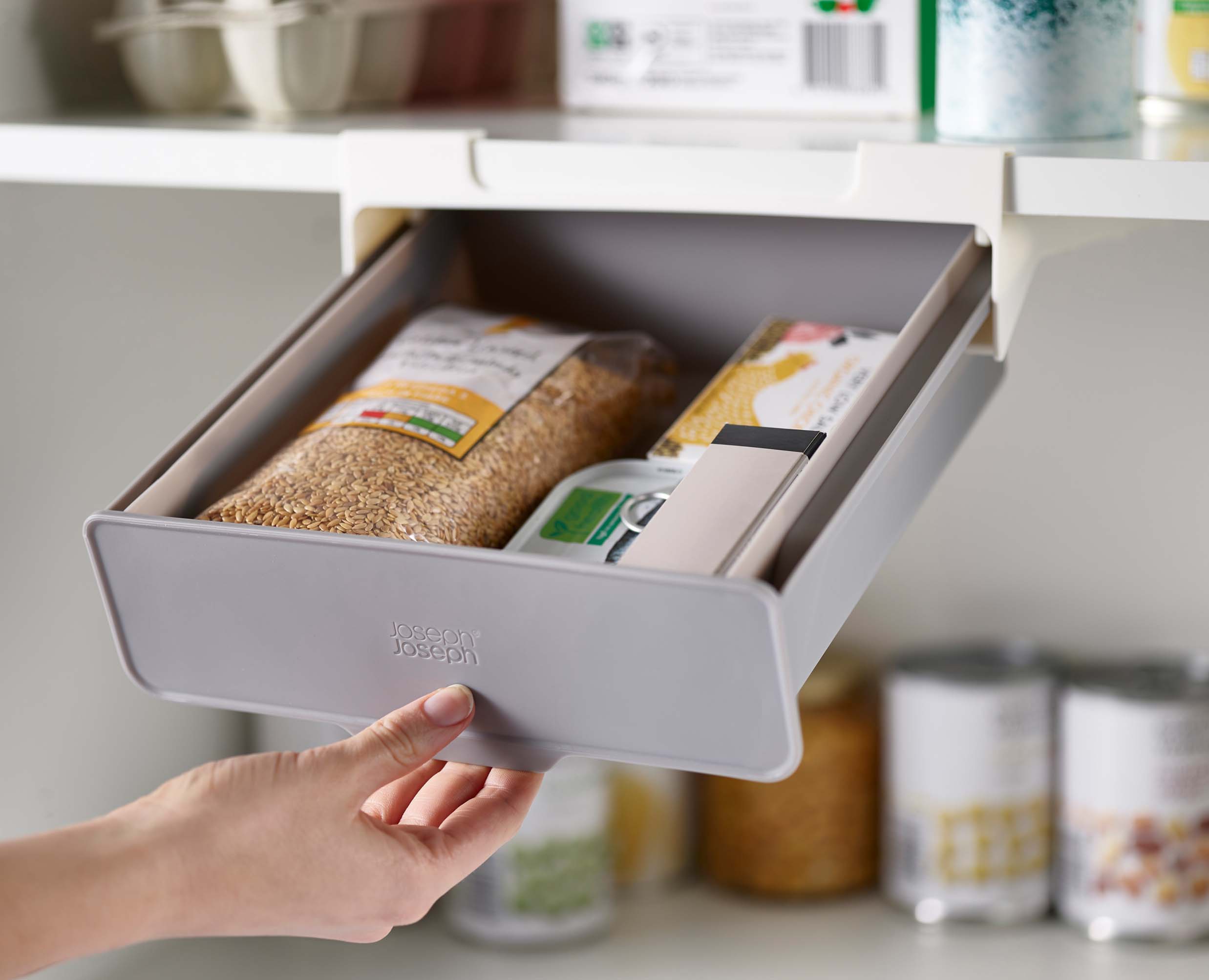 CupboardStore™ Gray Under-shelf Drawer