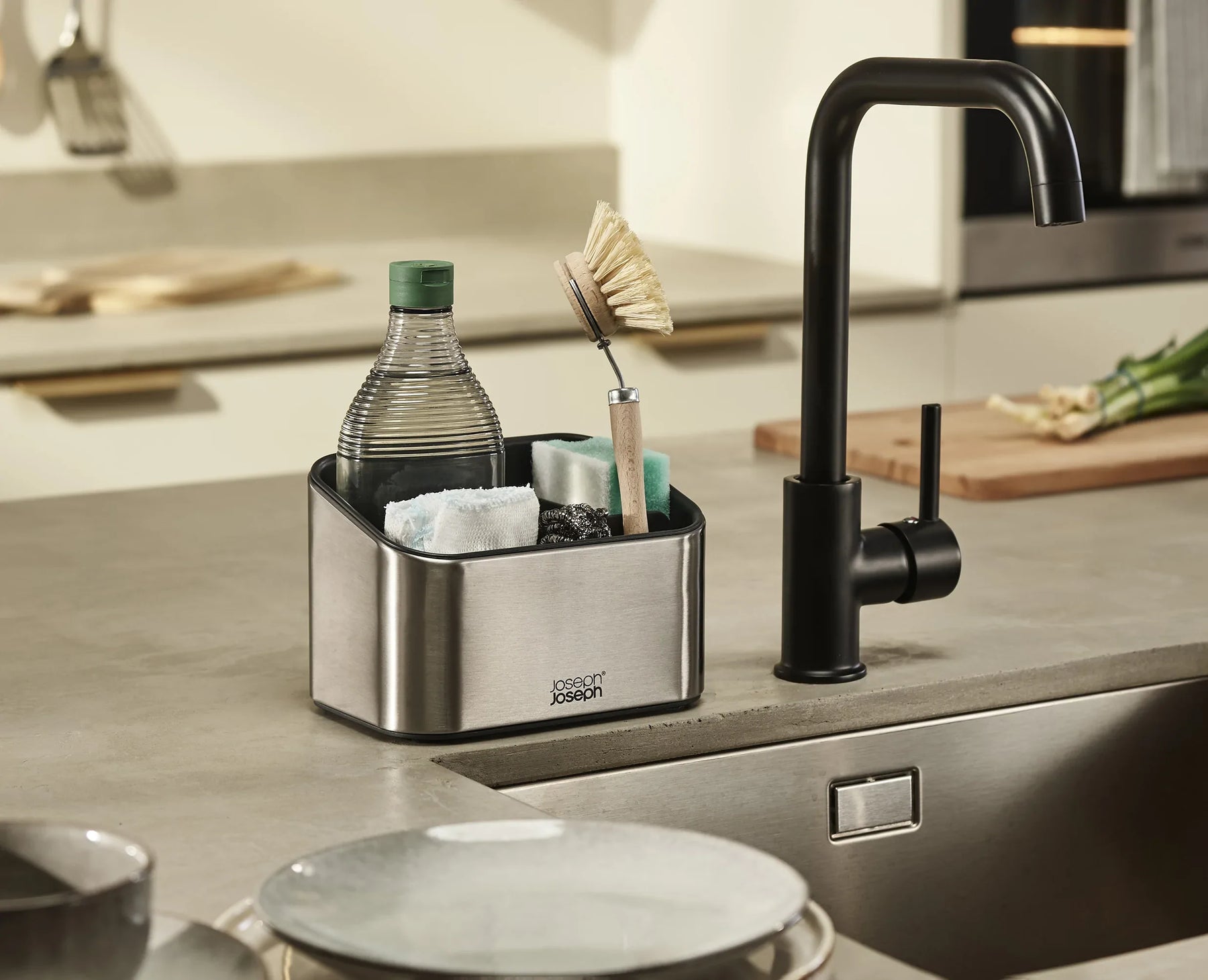 Surface(TM) Tiered Stainless-steel Sink Tidy - 851646 - Image 3