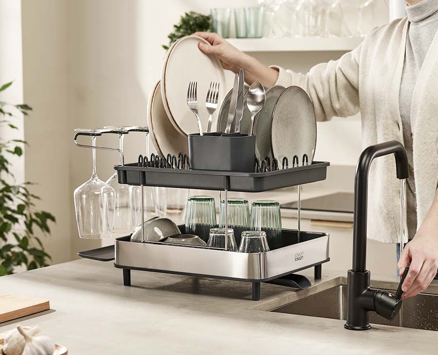 Excel Stainless steel 2 Tier Dish Rack