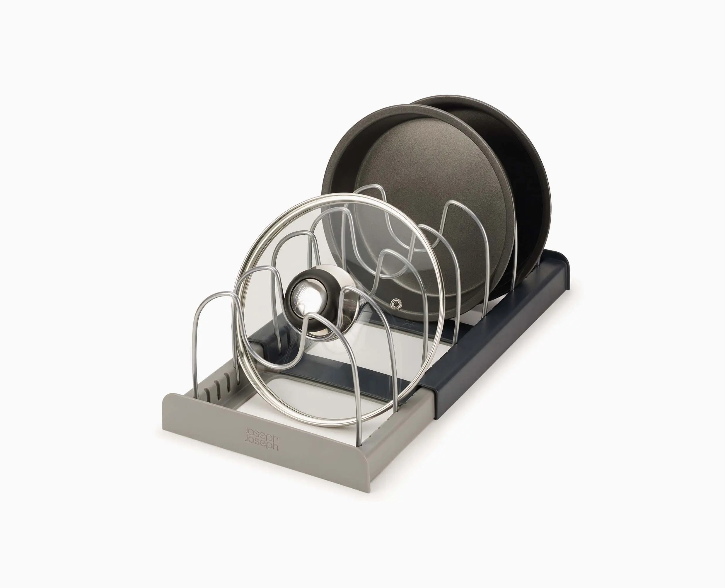 DrawerStore™ Gray Expanding Cookware Organizer