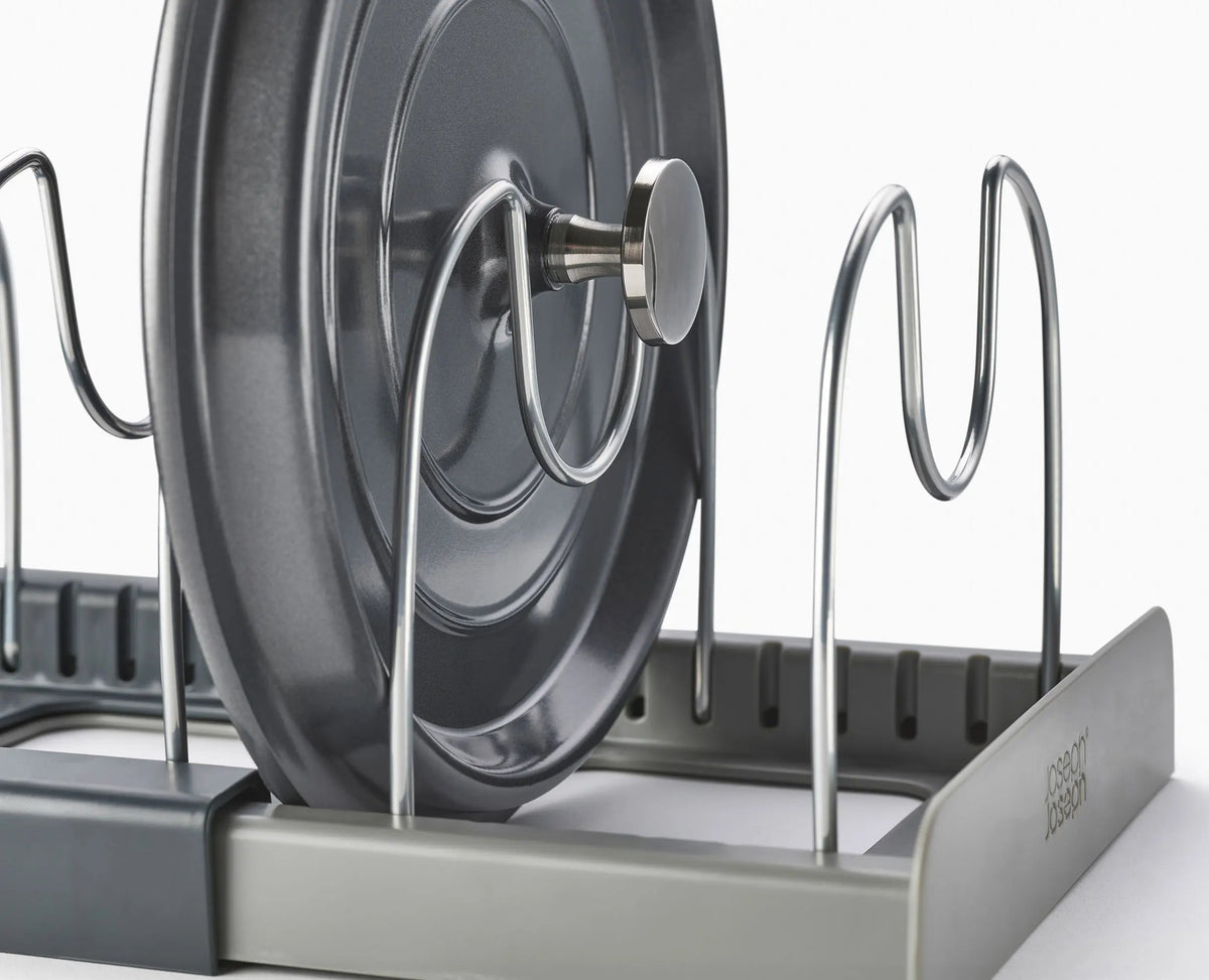 DrawerStore™ Gray Expanding Cookware Organizer detail